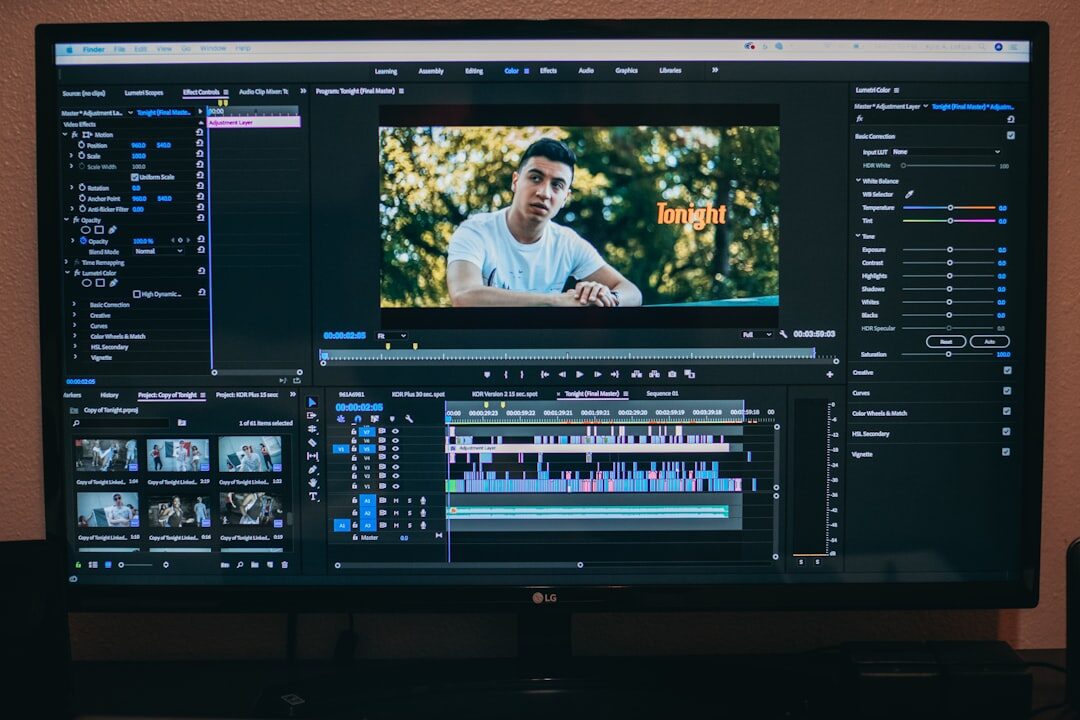remote video editing team