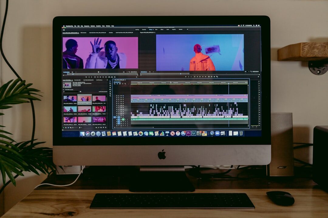 video editing software interface